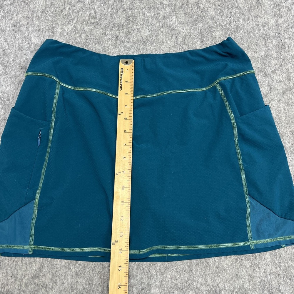 Athleta Skort Womens M Blue Athletic Running Tennis Mesh Lined Pockets Stretch - Picture 12 of 14